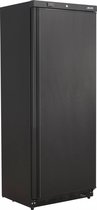 Saro koelkast hoog XL model | zwart design | afsluitbaar | 4 verstelbare roosters | deur wisselbaar | 2 jaar garantie | professioneel model HK 600 B