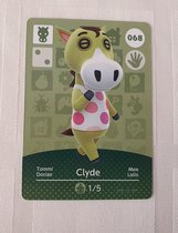 Amiibo animal crossing new horizons origineel Eu Clyde 068 kaart