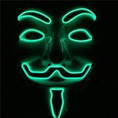 V For Vendetta masker (lichtgevend groen)