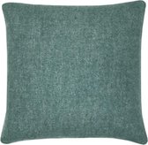 Sierkussen - Easy Green Double Faced Recycled Wool Square - Groen - 50 Cm X 50 Cm