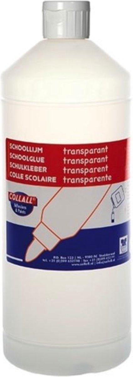 Lijm schoollijm Collall Transparant 1000 ml | bol.com