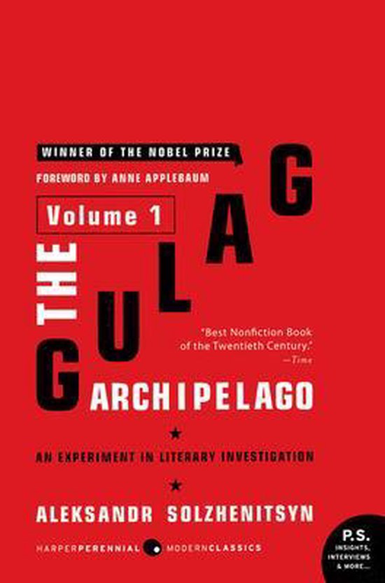 Boek cover The Gulag Archipelago: v. 1 van Aleksandr Solzhenitsyn (Paperback)
