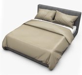 Dream Sheets luxe dekbedovertrek 200x200/220 tweepersoons (set) katoen satijn goud