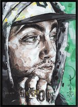 Mac Miller schilderij (reproductie) 51x71cm