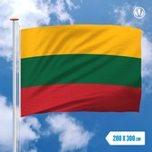 vlag Litouwen 200x300cm - Spunpoly