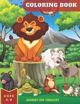 Coloring Book Animals For Toddlers: Coloring book for boys and girls with 40 animal coloring pages - coloring and drawing book - animals children's bo