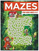 Children's Activity Books- Mazes For Kids Ages 4-8