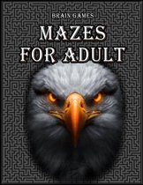 Brain games Mazes for adult