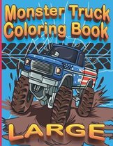 Large Monster Truck Coloring Book