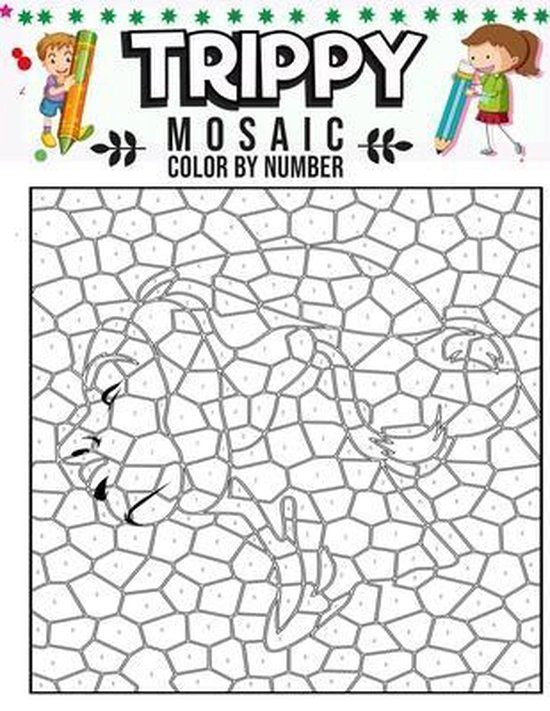 Trippy Mosaic Color By Number, Ollie Brack | 9798707554063 | Boeken | bol.com
