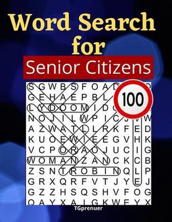 Word Search for Senior Citizens Large Print Word search for