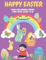 Happy Easter Coloring Book For Kids Ages 4-8: 30 Cute Easter Images; Bunnies, Rabbits, Eggs To Color