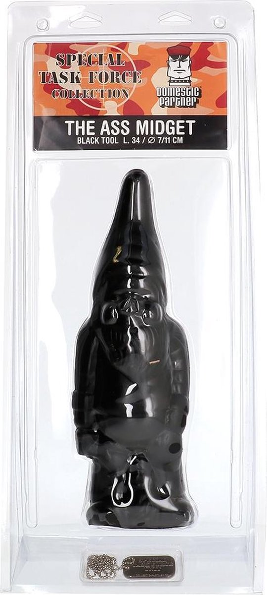 Goedkoopste The Ass Midget - Black - Butt Plugs & Anal Dildos