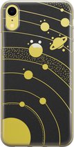 iPhone XR hoesje - Universe space - Soft Case Telefoonhoesje - Print - Transparant