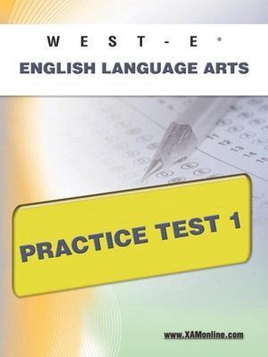 West-E English Language Arts Practice Test 1 - cover