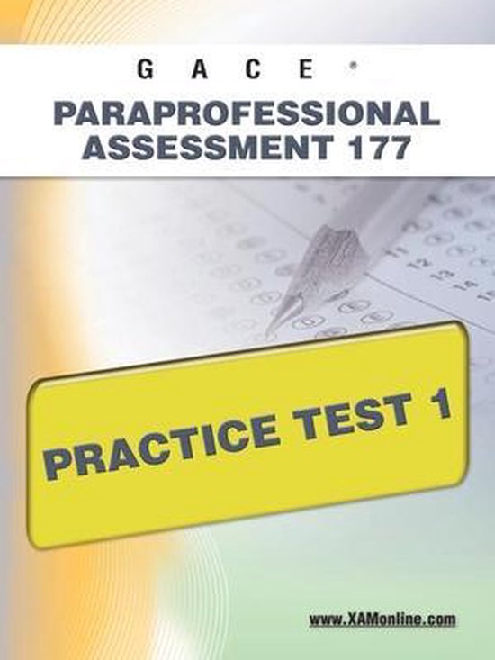 Gace- Gace Paraprofessional Assessment 177 Practice Test 1 - cover