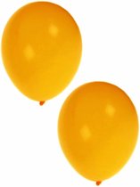 Gele ballonnen 100 stuks