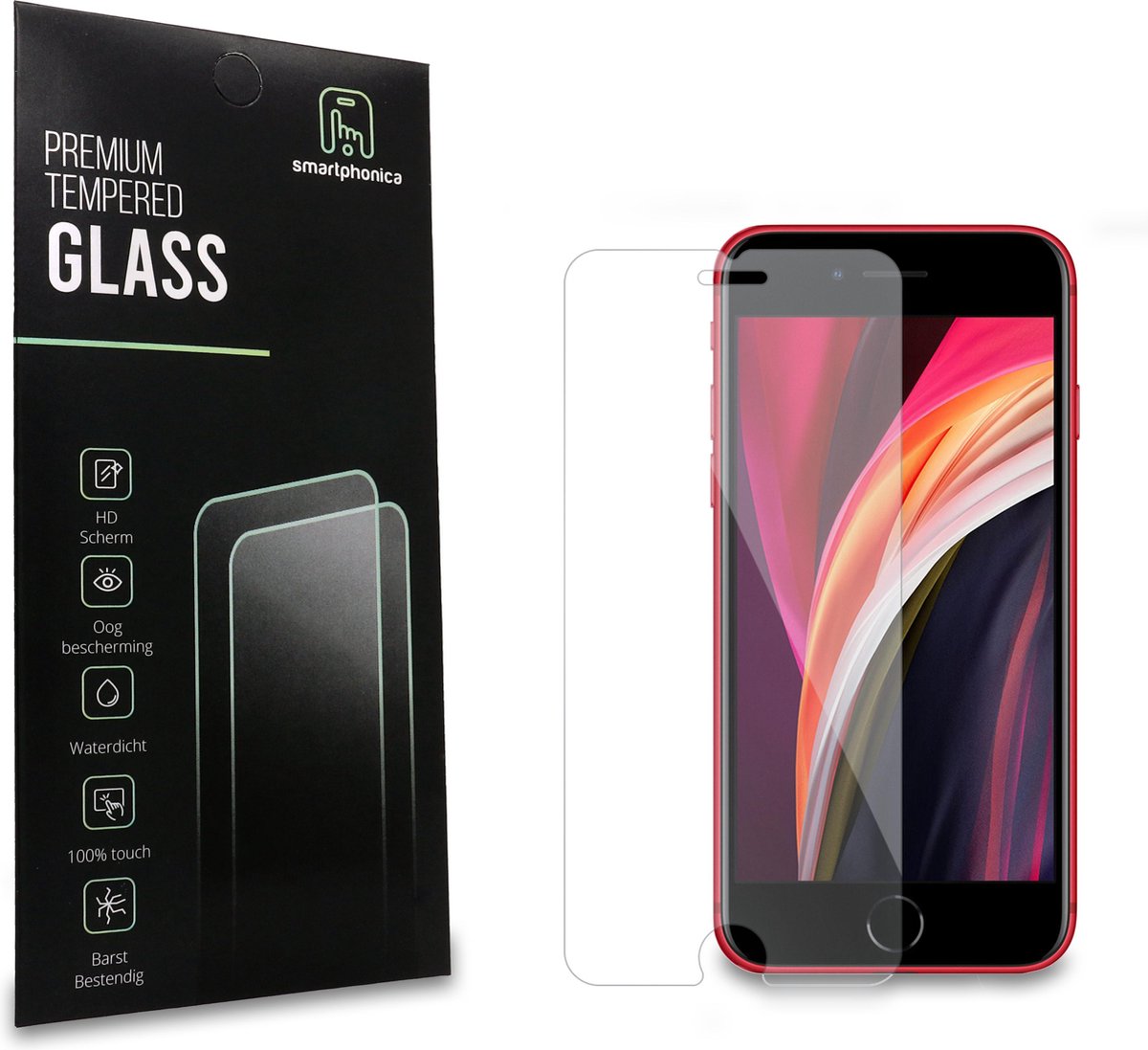 Smartphonica Screenprotector geschikt voor iPhone SE(2020) screenprotector van buigbaar glas geschikt voor iPhone SE (2020)
