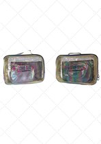 Muchasja/ Toilettas/ Make-up bag/ 3-1/ mulitcolor blauw