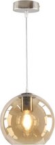 Olucia Jael - Hanglamp - Amber/Chroom - E27