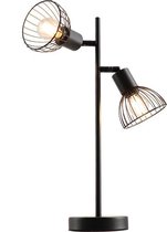 Olucia Bram - Tafellamp - Zwart - E14