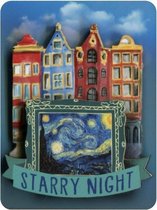 Memoriez 2D Magneet Starry Night Huisjes