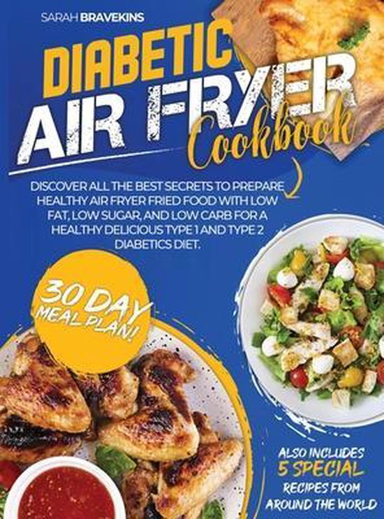 Diabetic Air Fryer Cookbook, Sarah Bravekins 9781801920902 Boeken