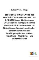 BESCHLUSS (EU) 2017/342 DES EUROPÄISCHEN PARLAMENTS UND DES RATES vom 14. Dezember 2016 über die Inanspruchnahme des Flexibilitätsinstruments zur Fina