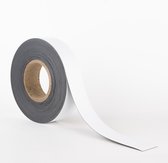 Inwell Magneetband met Whiteboradcoating 50mm op rol 5 meter
