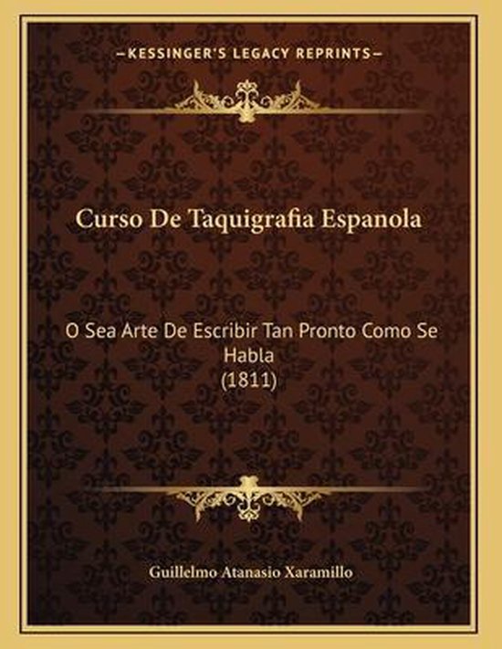 Curso De Taquigrafia Espanola - cover