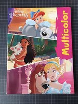 Multicolor Disney prinsess, kleurboek, 32 pagina's