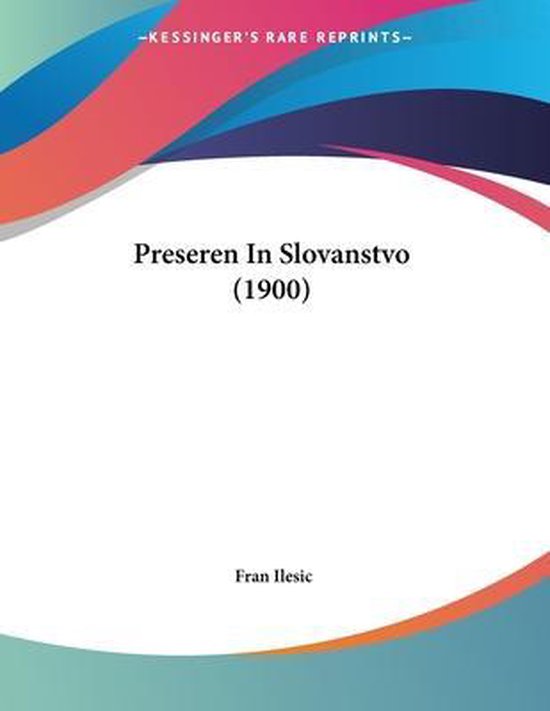 Preseren in Slovanstvo (1900)
