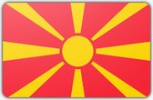Vlag Noord-Macedonië - 70 x 100 cm - Polyester