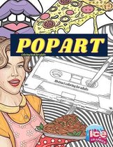 POPART Coloring book for adults. Abstract coloring for adults: Coloring books for adults relaxation