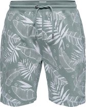 ONLY & SONS ONSBOLT AOP SWEAT SHORTS Heren Broek - Maat S