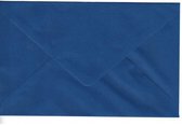 50 Luxe Enveloppen - Donkerblauw - 120x190mm - 110 grams - Gegomde puntklepsluiting