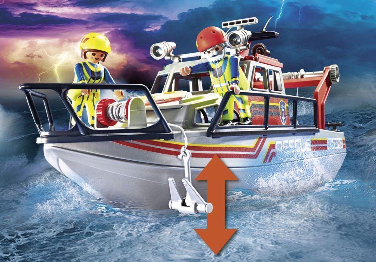 PLAYMOBIL City Action Redding op zee: brandbestrijdingsmissie met reddingskruiser - 70140 — afbeelding 11