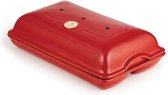 Emile Henry Bakvorm Ciabatta 39 X 23 Cm 1200 Ml Keramiek Rood