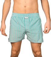 UNDERDOG - Wijde boxershort - Groen gestreept - S - Premium Kwaliteit