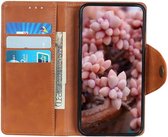 Motorola Moto G Styles Wallet Case met Pasjes Kunstleer Bruin