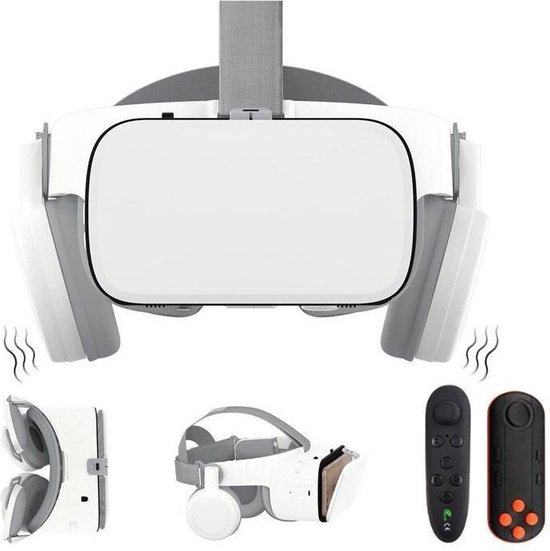 VR Headset 3D Bril VR Bril 3D Stereogeluid Virtual Reality Headset Voor VR Games Met Afstandsbediening Compatibel Voor Alle Smartphones (Color : 12502
