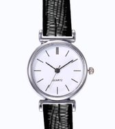 Horloge Jol -zwart - lakbandje- Charme Bijoux