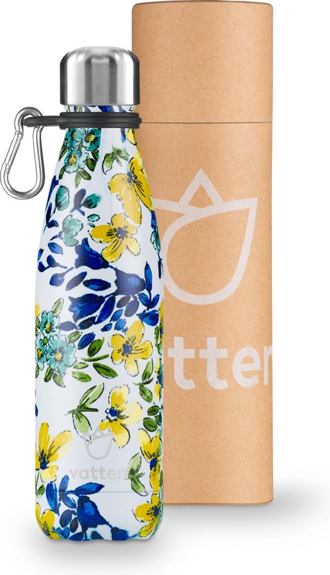 Vatten Bouteille Thermos Iris + Free Carrier - Bouteille Thermos 500 ml |  bol.com