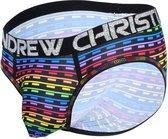 Andrew Christian Digital Pride 91921 Brief - Maat L - Heren slip - Mannen onderbroek