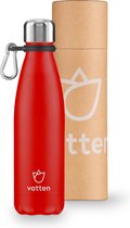 Vatten Thermosfles Rood + Gratis Carrier - 500ml - Isoleerfles