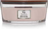 Woodwick Heartwick Flame Ellipse Geurkaars - Vanilla & Sea Salt