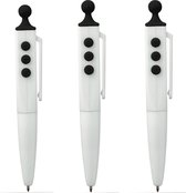 fidget pen - 3 stuks - pop it  - simple dinmple -pen -pop it gratis  zwart-gratis kubus- student - schooljaar -nieuw schooljaar - schrijfwaren - kantoor- schrijfwaren fidget- penne