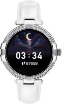SmartWatch-Trends RS8 - Smartwatch - Thermometer - Hartslagmeter - Dames Watch - Zilverkleurig