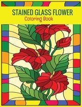 Stained Glass Flower Coloring Book