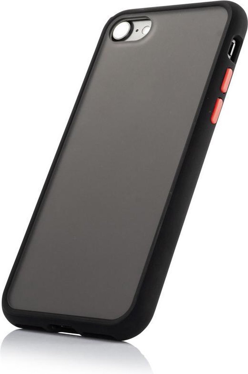 iphone 6s rubber bumper case - zwart - blackmoon